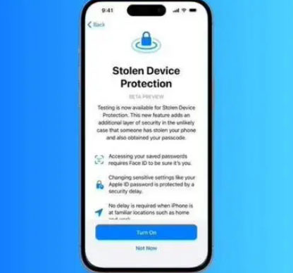 延吉苹果授权维修店分享被盗设备保护功能开启方法 